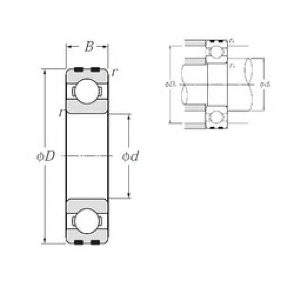 10 mm x 26 mm x 8 mm  NTN EC-6000 Rolamentos de esferas profundas #1 image