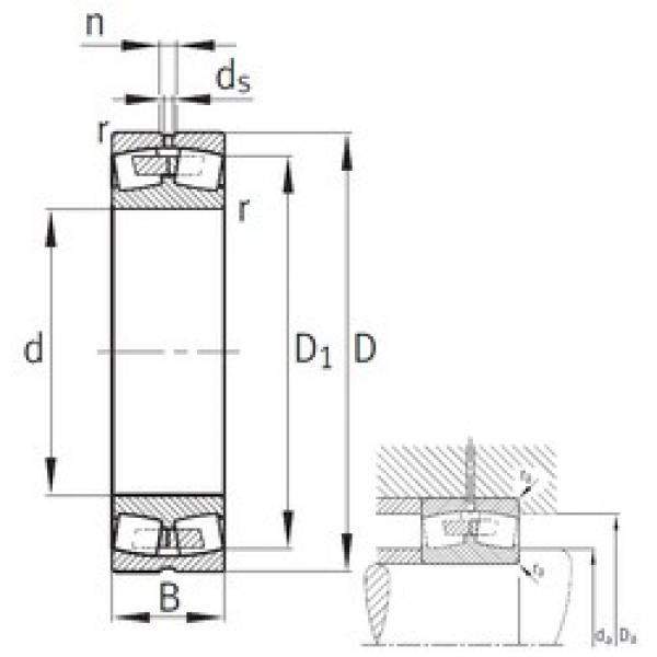 340 mm x 520 mm x 180 mm  FAG 24068-B-K30-MB Rolamentos esféricos de rolamentos #1 image