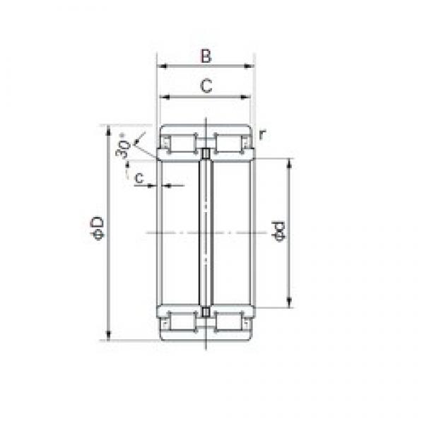 110 mm x 170 mm x 80 mm  NACHI E5022 Rolamentos cilíndricos #1 image