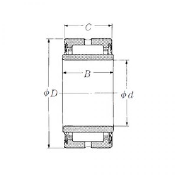 22 mm x 39 mm x 31 mm  NSK NA69/22TT Rolamentos de agulha #1 image