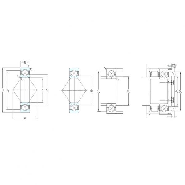 75 mm x 130 mm x 25 mm  SKF QJ215N2PHAS Rolamentos de esferas de contacto angular #1 image