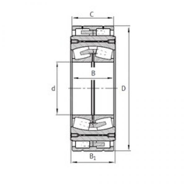 240 mm x 615,95 mm x 200 mm  FAG Z-562132.04.DRGL Rolamentos esféricos de rolamentos #1 image