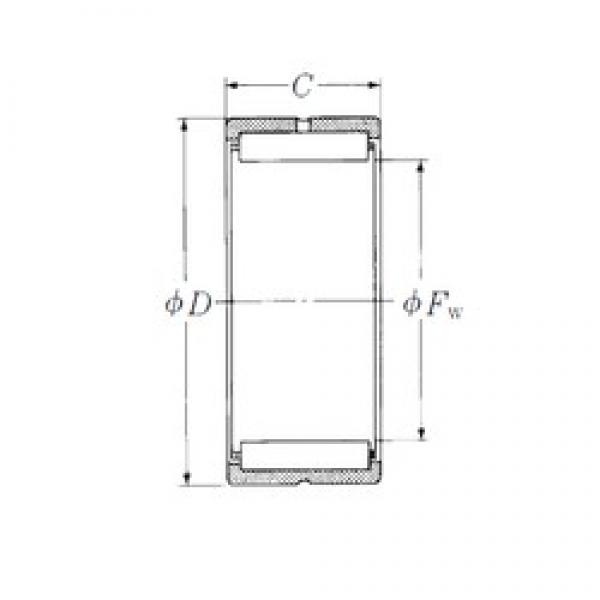 165,1 mm x 244,475 mm x 76,2 mm  NSK HJ-12415448 Rolamentos de agulha #1 image