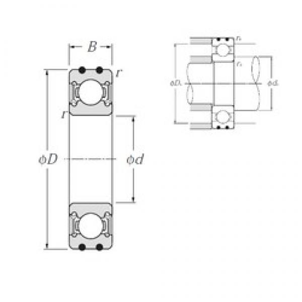 15 mm x 32 mm x 9 mm  NTN AC-6002LLU Rolamentos de esferas profundas #1 image