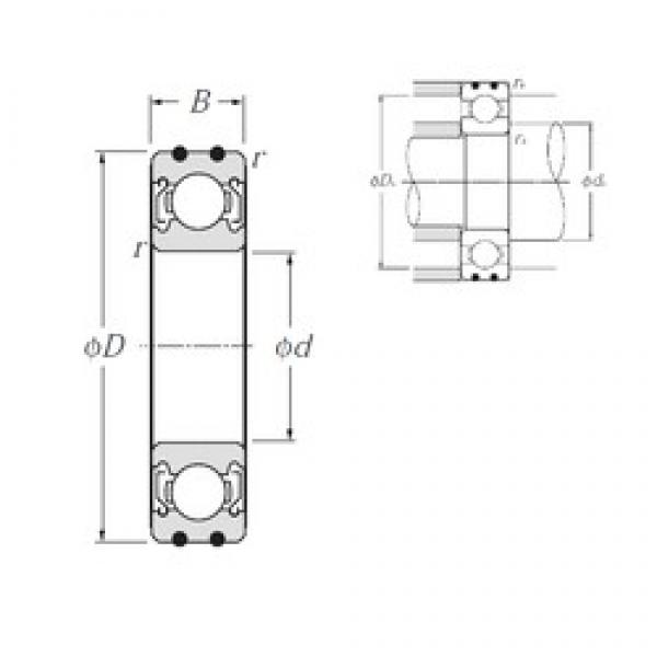 10 mm x 35 mm x 11 mm  NTN AC-6300ZZ Rolamentos de esferas profundas #1 image