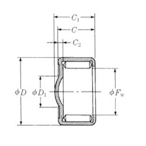 NSK ZY-2115 Rolamentos de agulha #1 image