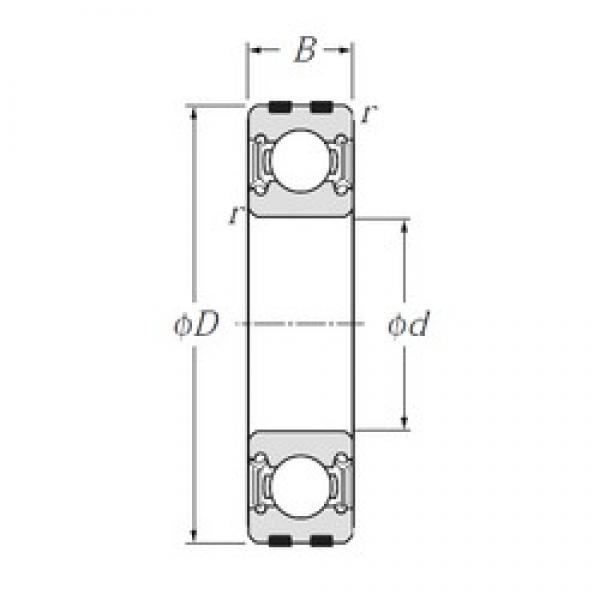 8 mm x 23 mm x 14 mm  NTN EC1-SC8A37LLH1-GPX1V2 Rolamentos de esferas profundas #1 image