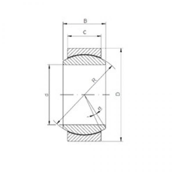 17 mm x 30 mm x 14 mm  ISO GE17UK Rolamentos simples #1 image