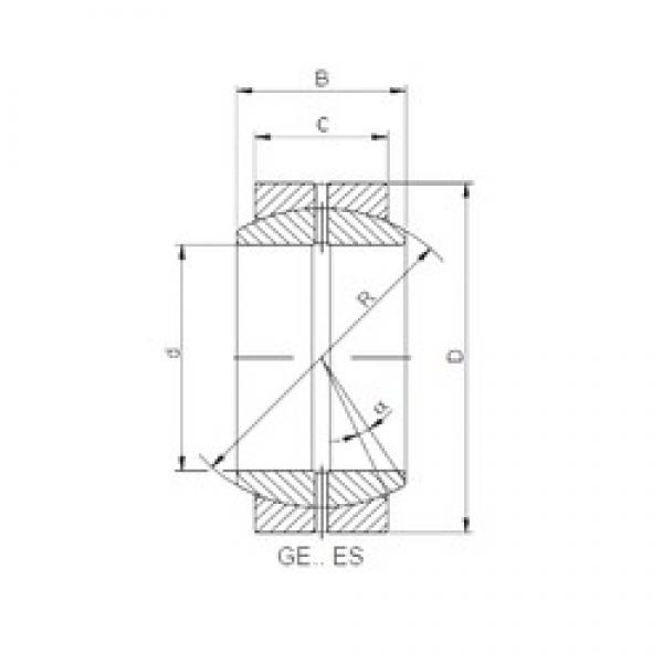 240 mm x 340 mm x 140 mm  ISO GE 240 ES Rolamentos simples #1 image