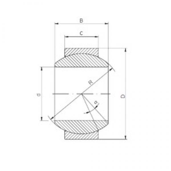 10 mm x 22 mm x 12 mm  ISO GE 010 HS Rolamentos simples #1 image