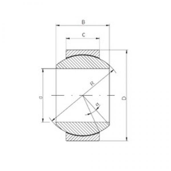 25 mm x 47 mm x 28 mm  ISO GE 025 HCR Rolamentos simples #1 image