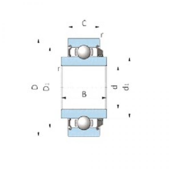 31,75 mm x 72 mm x 37,7 mm  NTN SBX07A60LMLSQ1 Rolamentos de esferas profundas #1 image