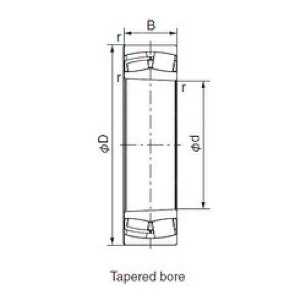 160 mm x 240 mm x 80 mm  NACHI 24032EX1K30 Rolamentos cilíndricos #1 image