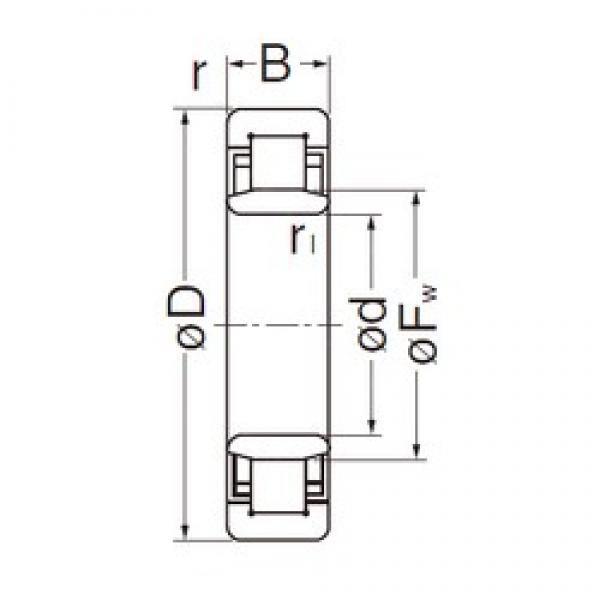 35 mm x 72 mm x 17 mm  NACHI NU207EG Rolamentos cilíndricos #1 image