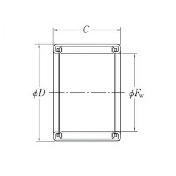 NSK F-2826 Rolamentos de agulha #1 image