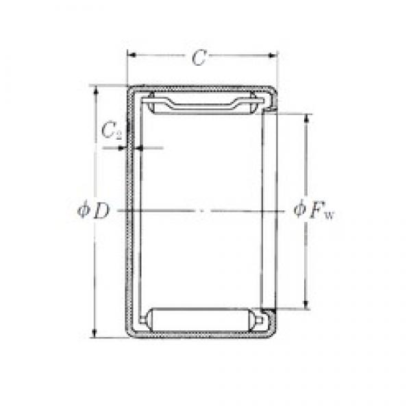 NSK MFJL-4020L Rolamentos de agulha #1 image