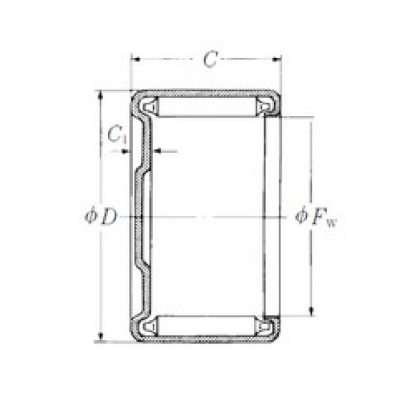 NSK M-12121 Rolamentos de agulha #1 image