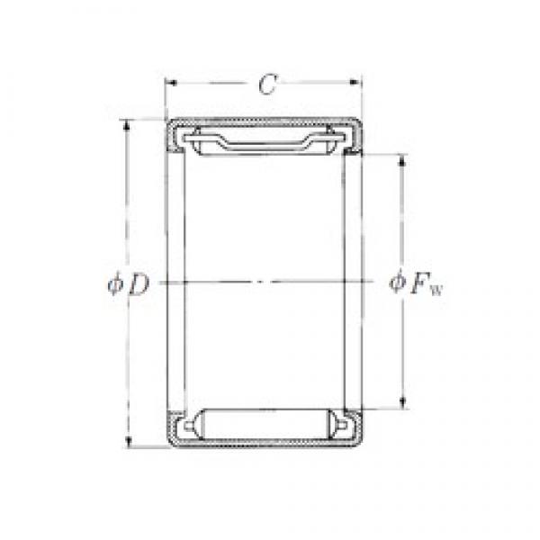 NSK FJL-1020 Rolamentos de agulha #1 image