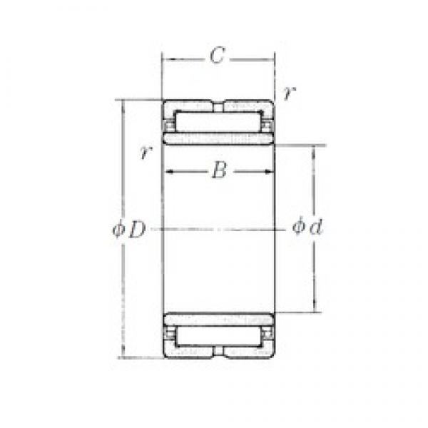 150 mm x 190 mm x 40 mm  NSK NA4830 Rolamentos de agulha #1 image