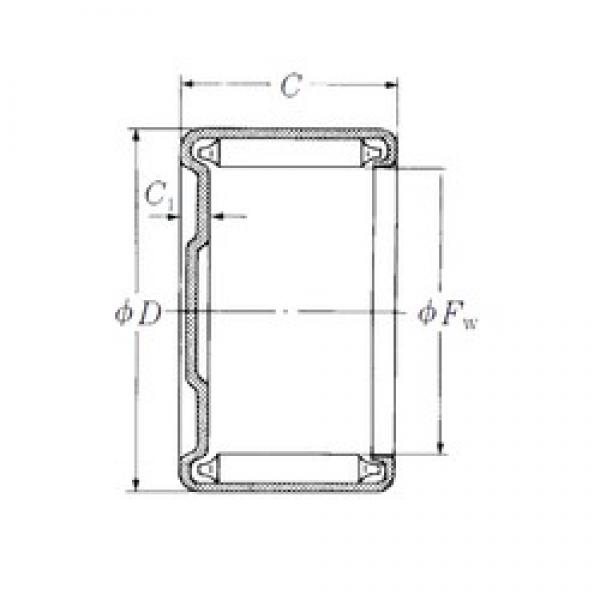 NSK MF-4026 Rolamentos de agulha #1 image