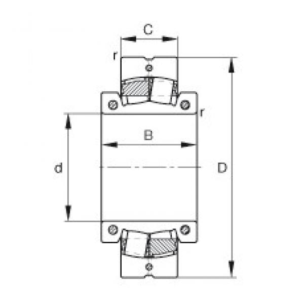 11 inch x 460 mm x 176 mm  FAG 230S.1100 Rolamentos esféricos de rolamentos #1 image