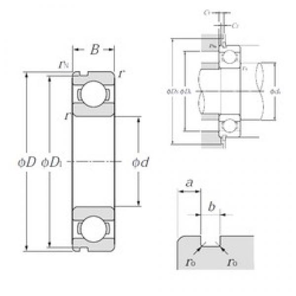 15 mm x 32 mm x 9 mm  NTN 6002N Rolamentos de esferas profundas #1 image