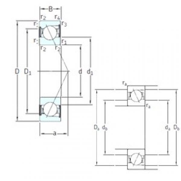 10 mm x 30 mm x 9 mm  SKF SS7200 ACD/P4A Rolamentos de esferas de contacto angular #1 image