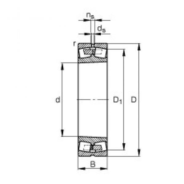 1180 mm x 1420 mm x 180 mm  FAG 238/1180-B-K-MB Rolamentos esféricos de rolamentos #1 image